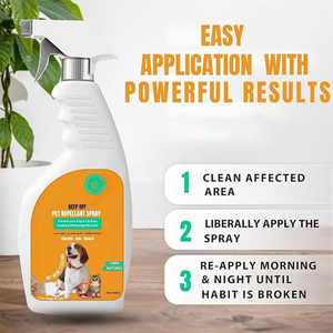 Pet Repellent Spray for Cats and Dogs - Pee Repellent Spray