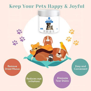 Eye Drops and Wipes Bundle for Dog & Cat Eye Care