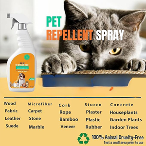 Pet Repellent Spray for Cats and Dogs - Pee Repellent Spray