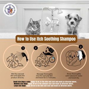 Dog Itch Relief Shampoo - Deep Cleaning & Soothing Care