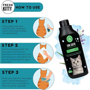 How to use Stardot Hash Cat Shampoo