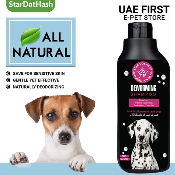 Stardothahs_ Deworming ShampooAll Natural Pet Shampoo for Lasting Freshness & Health Skin  – Deworming Purpose